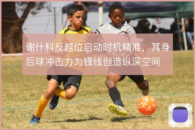 谢什科反越位启动时机精准，其身后球冲击力为锋线创造纵深空间